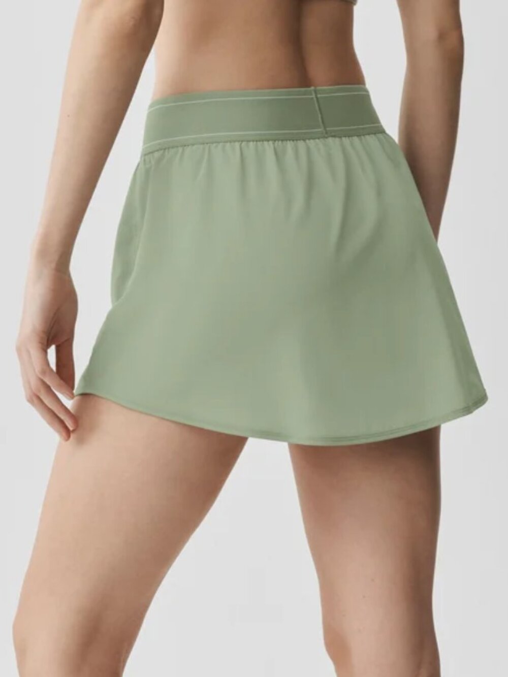 NWT ALO Yoga Match Point Tennis Skirt Dune Grass Built-In Shorts 😍❤ - Picture 7 of 7